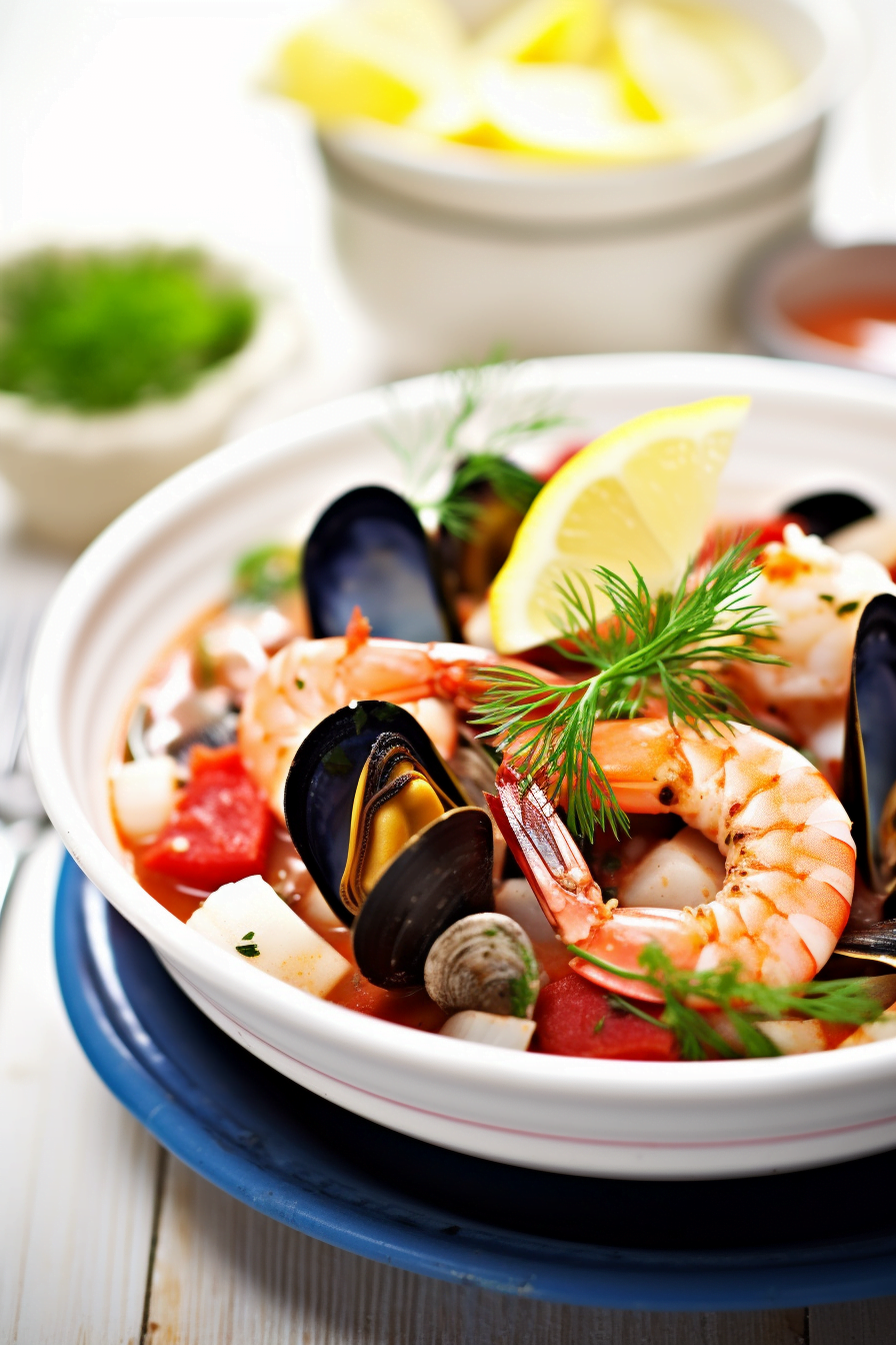 Cooking Greek Seafood Stew