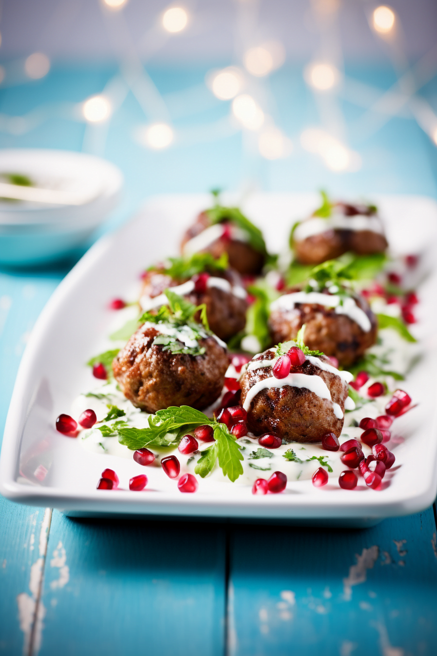 Lamb Meatballs with Glaze