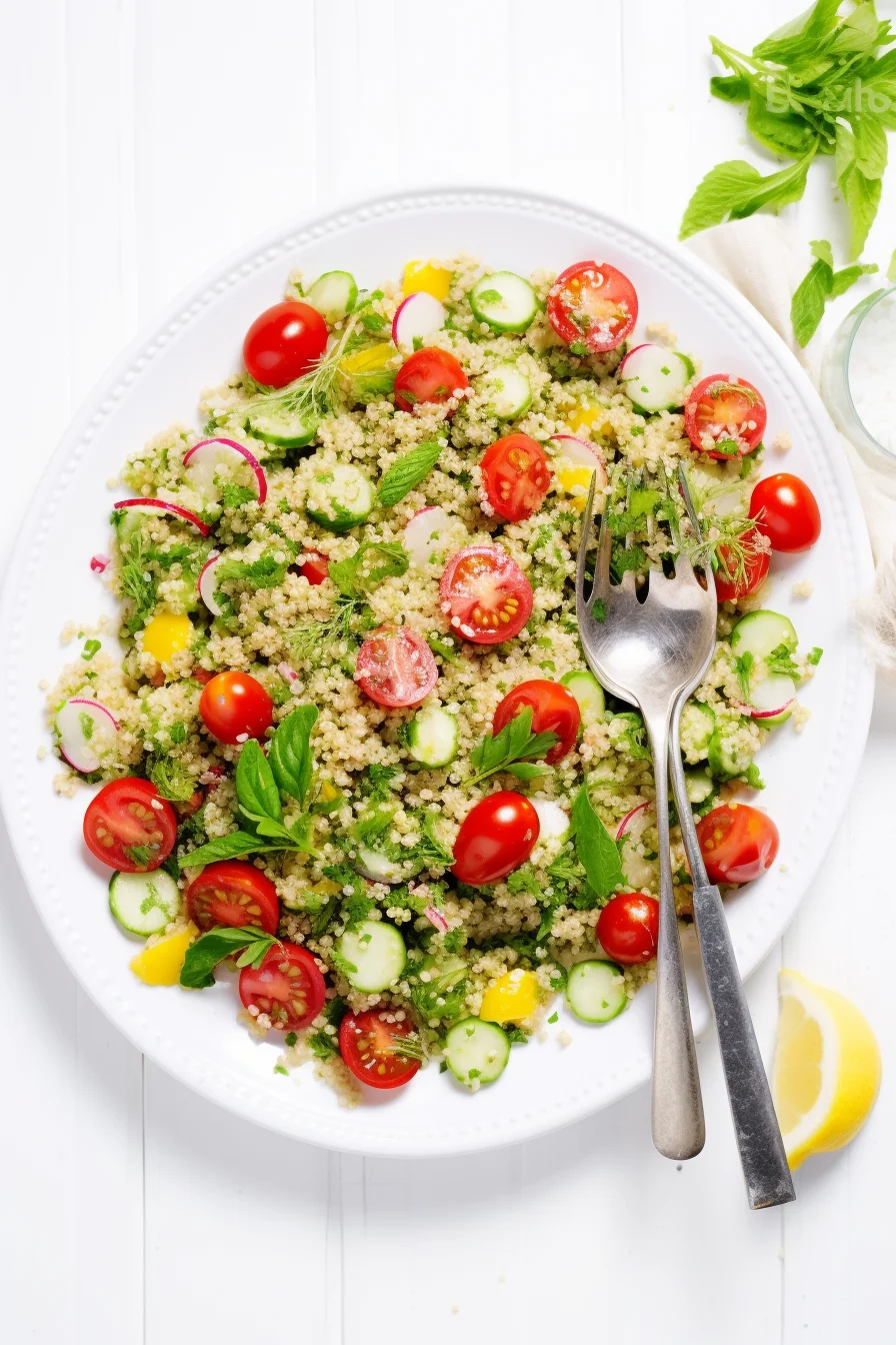 Quinoa Tabbouleh Ready to Serve