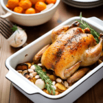 Ankara-Style Roasted Chicken with Apricots and Almonds_001