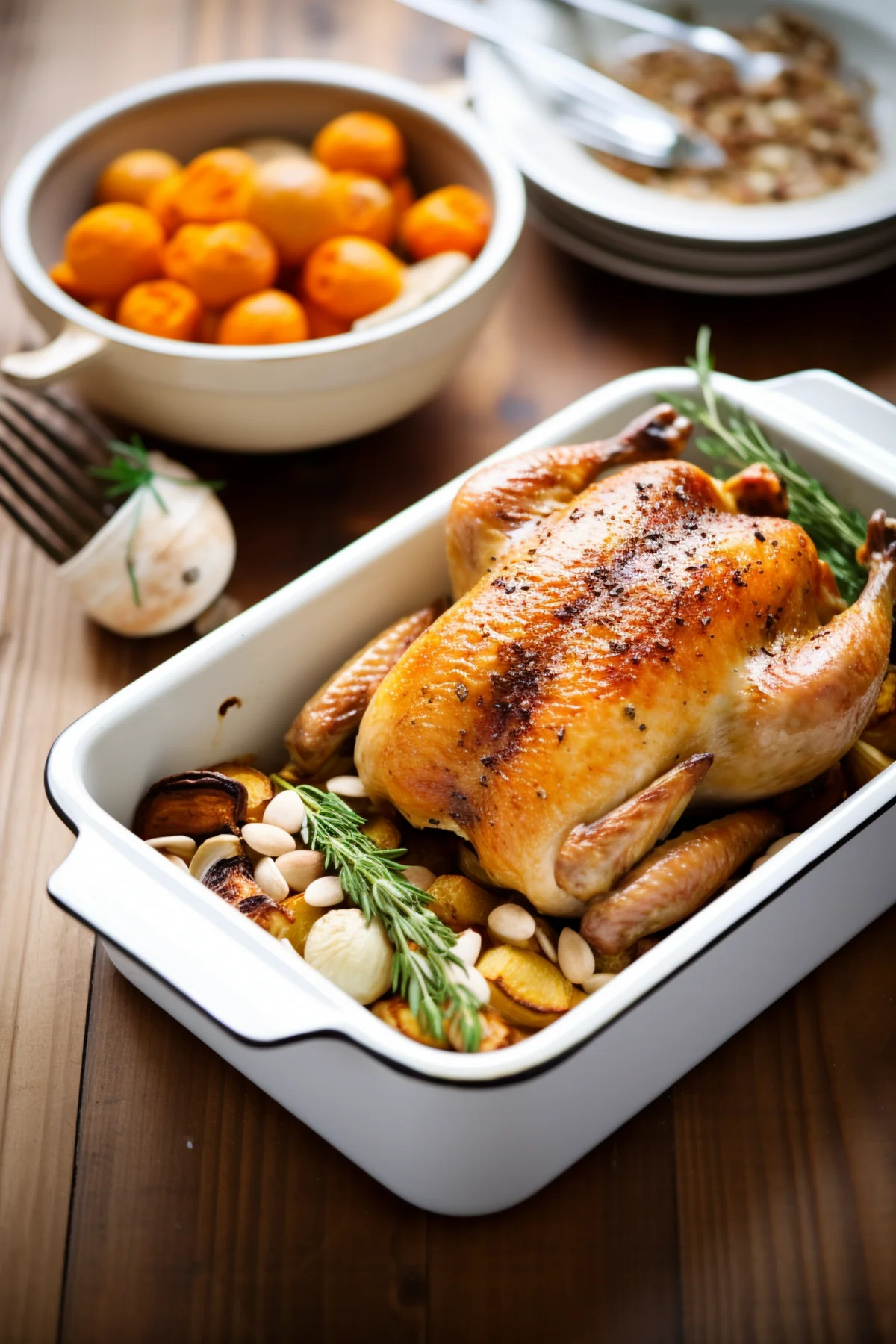 Ankara-Style Roasted Chicken with Apricots and Almonds_001
