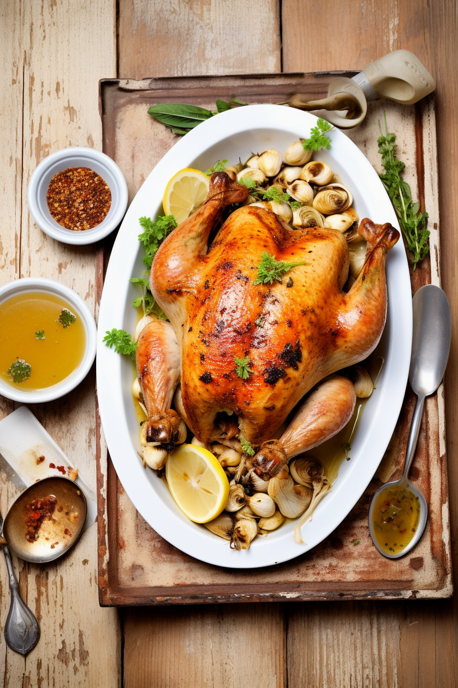 Ingredients for Ankara-Style Roasted Chicken