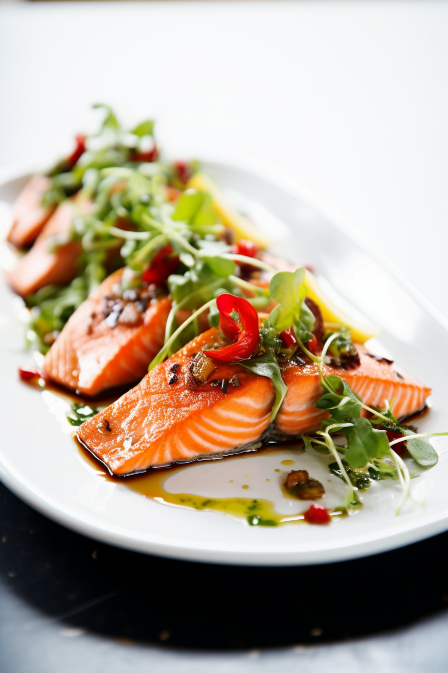 Preparing Basque Seared Salmon