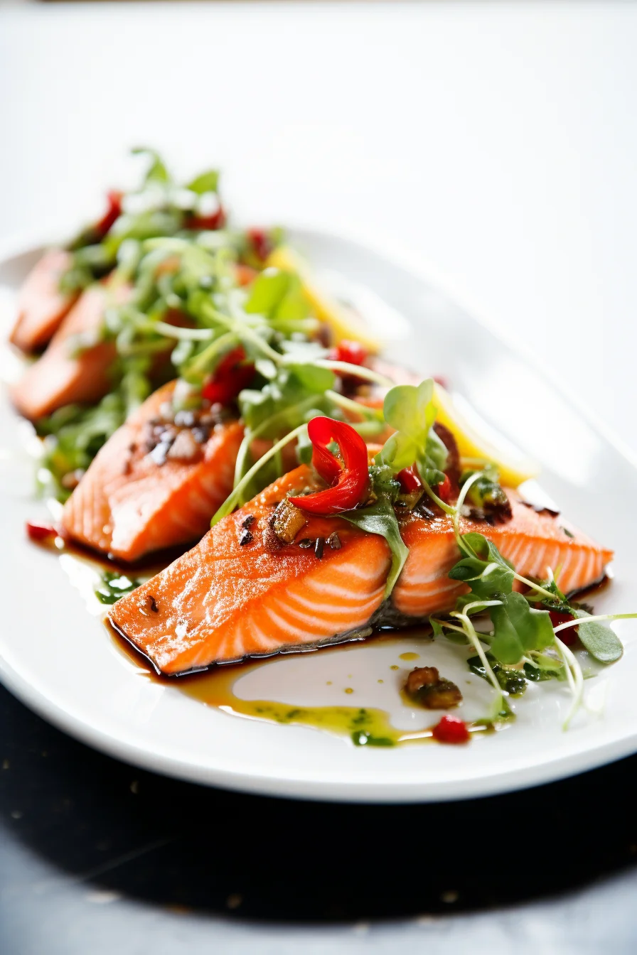 Preparing Basque Seared Salmon