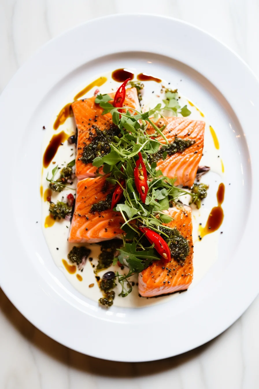 Basque Seared Salmon with Piquillo Peppers