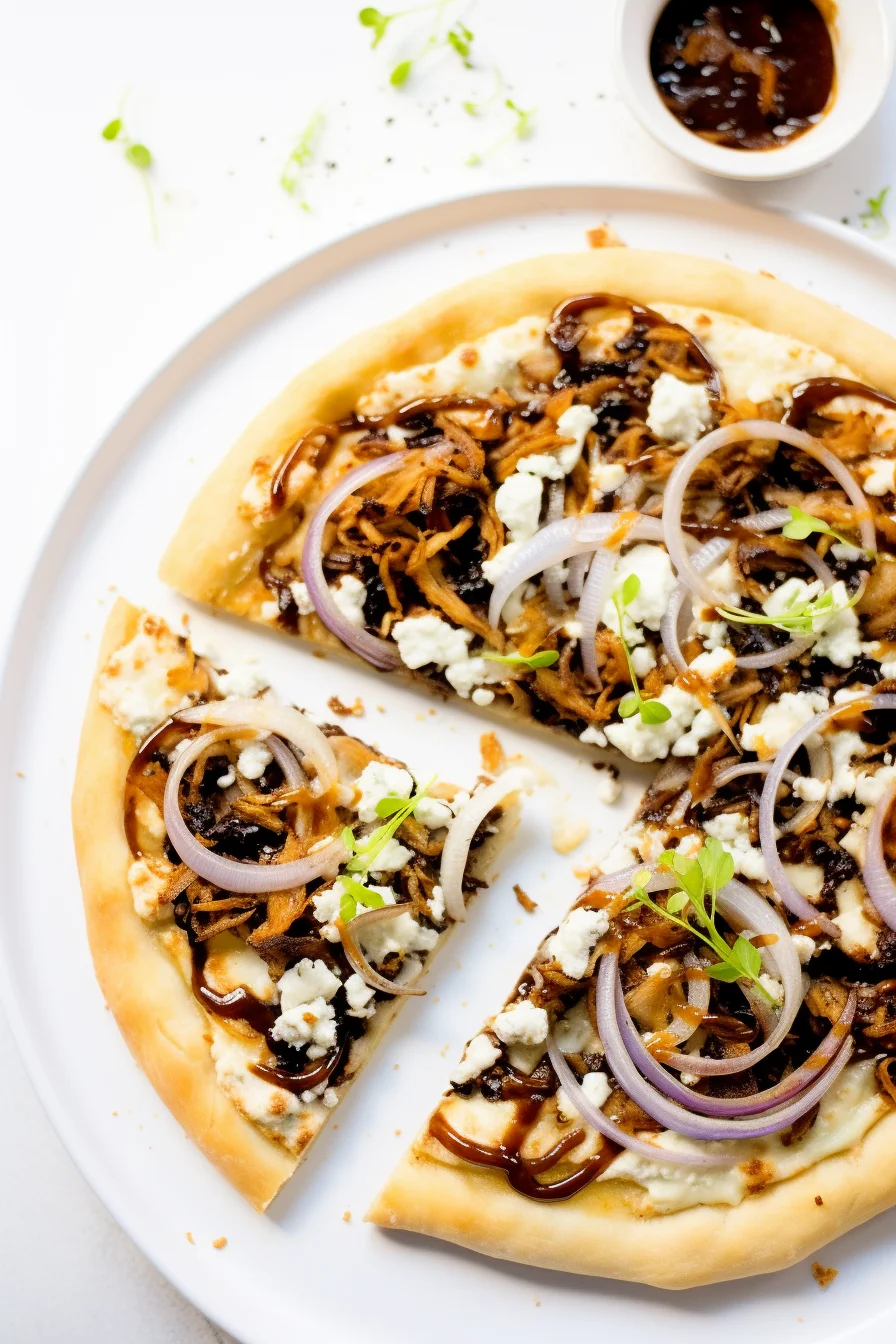 Caramelized Onion and Gorgonzola Pizza with Balsamic Glaze