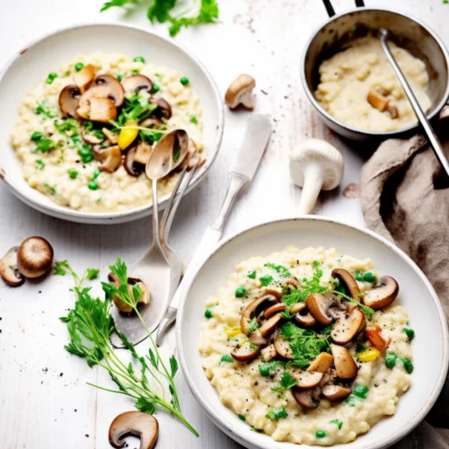 Chicken and Mushroom Risotto with Parmesan_001