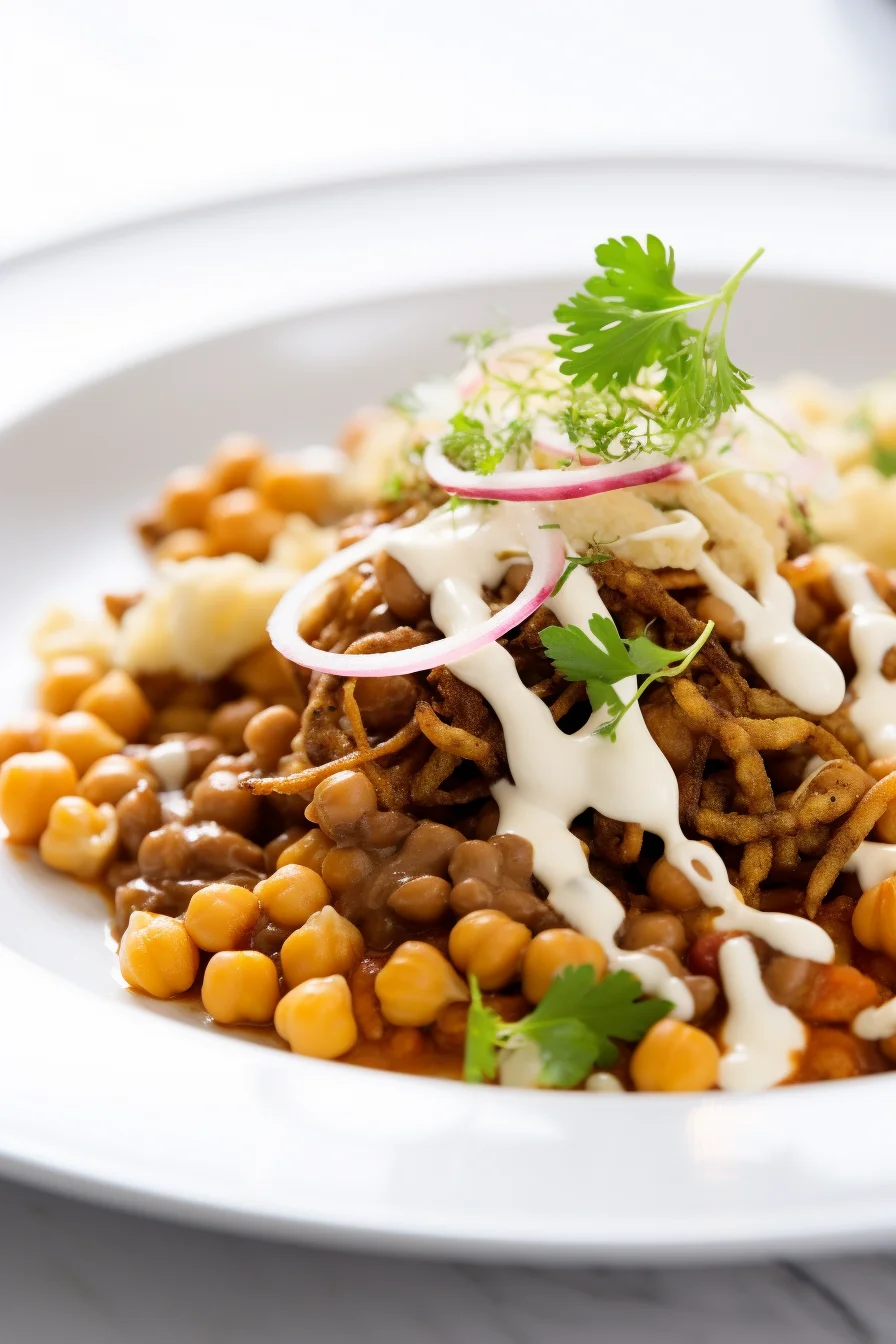 Preparing Egyptian Koshari Ingredients