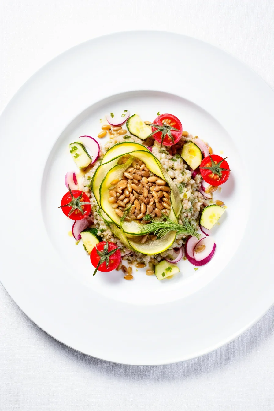 Ingredients for Formentera Vegetable and Farro Salad