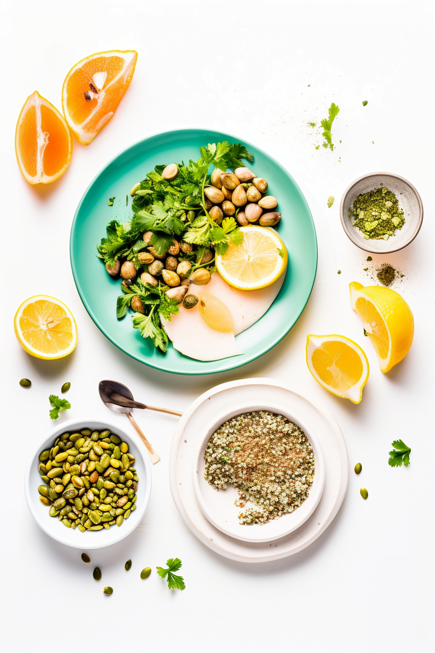 Ingredients for Gaziantep Pistachio and Apricot Couscous