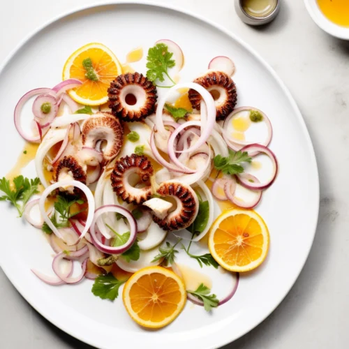 Greek Octopus Salad with Fennel and Orange Supremes_001