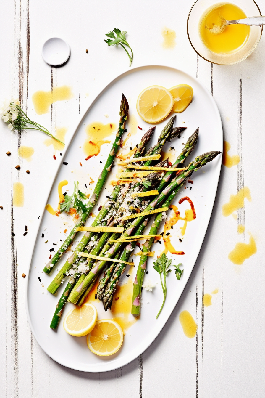 Preparing Grilled Asparagus with Shaved Parmesan and Lemon Vinaigrette