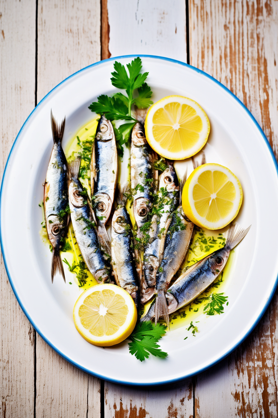 Istanbul-Style Baked Sardines with Herbs and Lemon