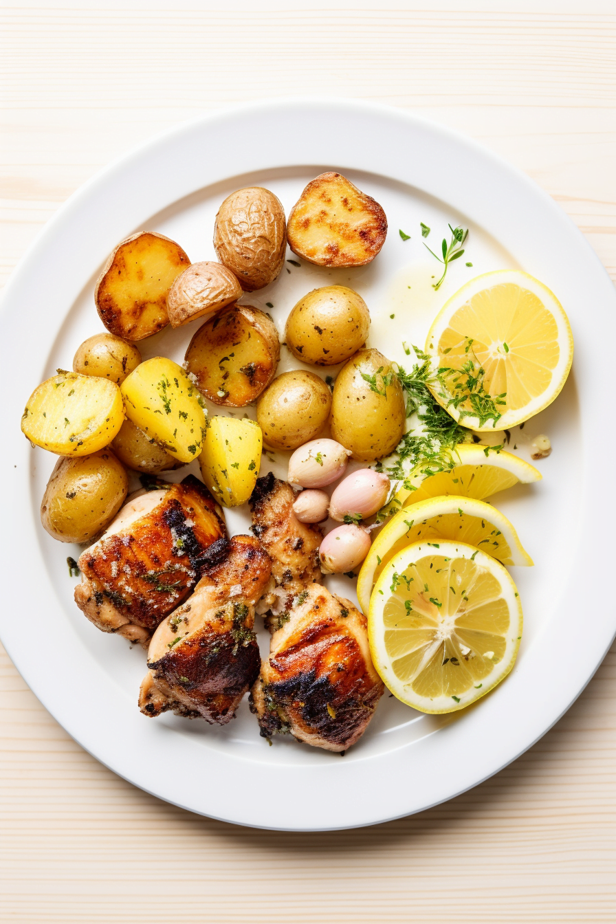 Marinating Lebanese Garlic Chicken