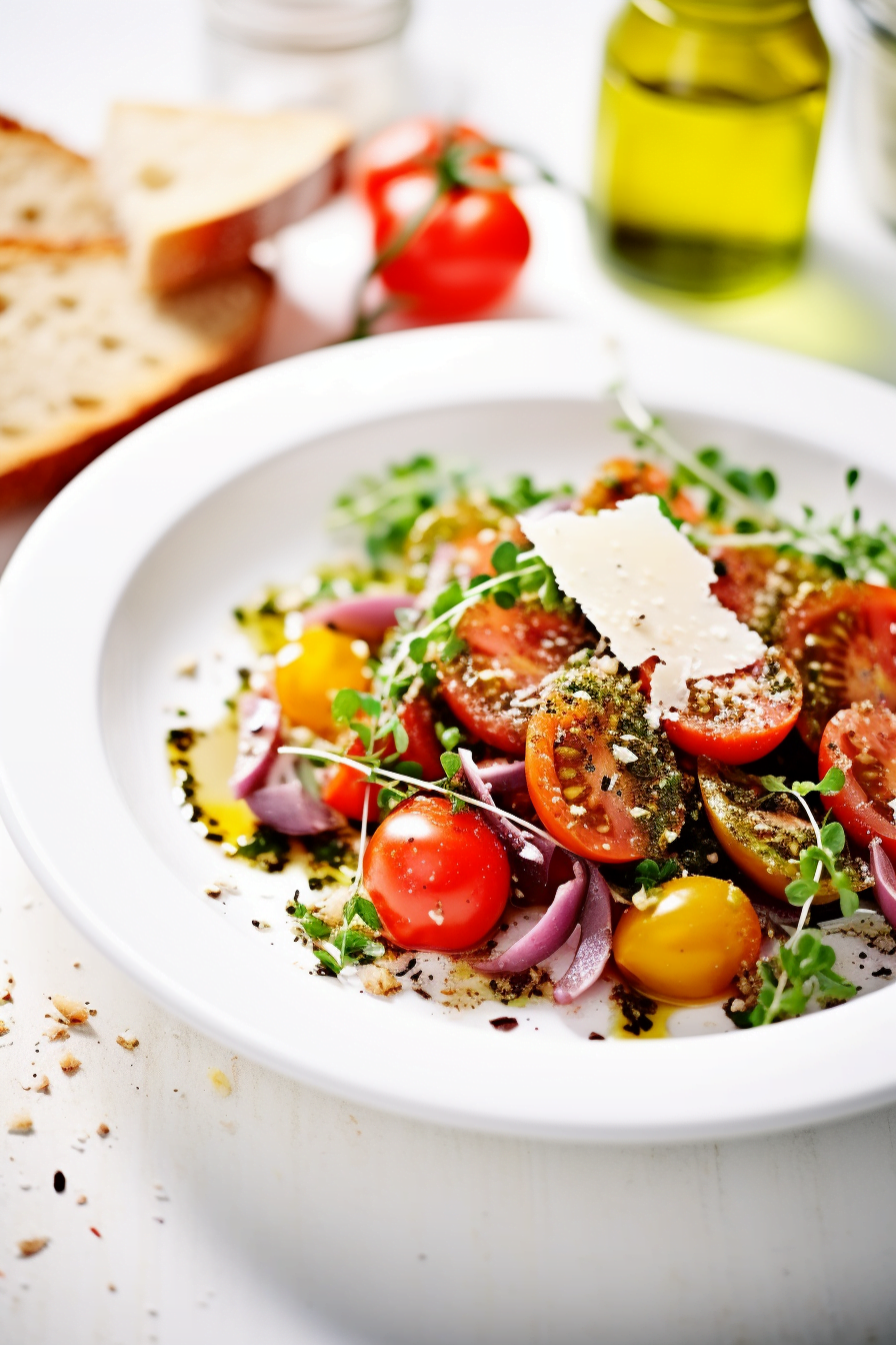 Mallorcan Tomato and Bread Salad (Pa amb Oli)