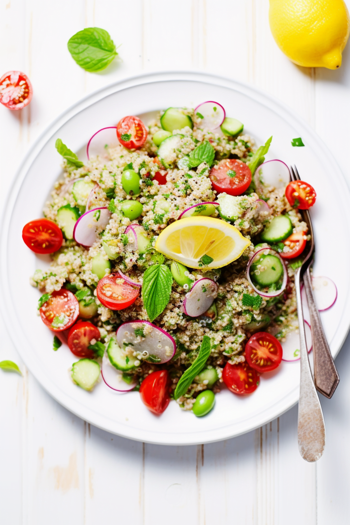 Quinoa Tabbouleh with Edamame and Lemon Vinaigrette_001
