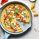 Roasted Red Pepper and Feta Frittata_001