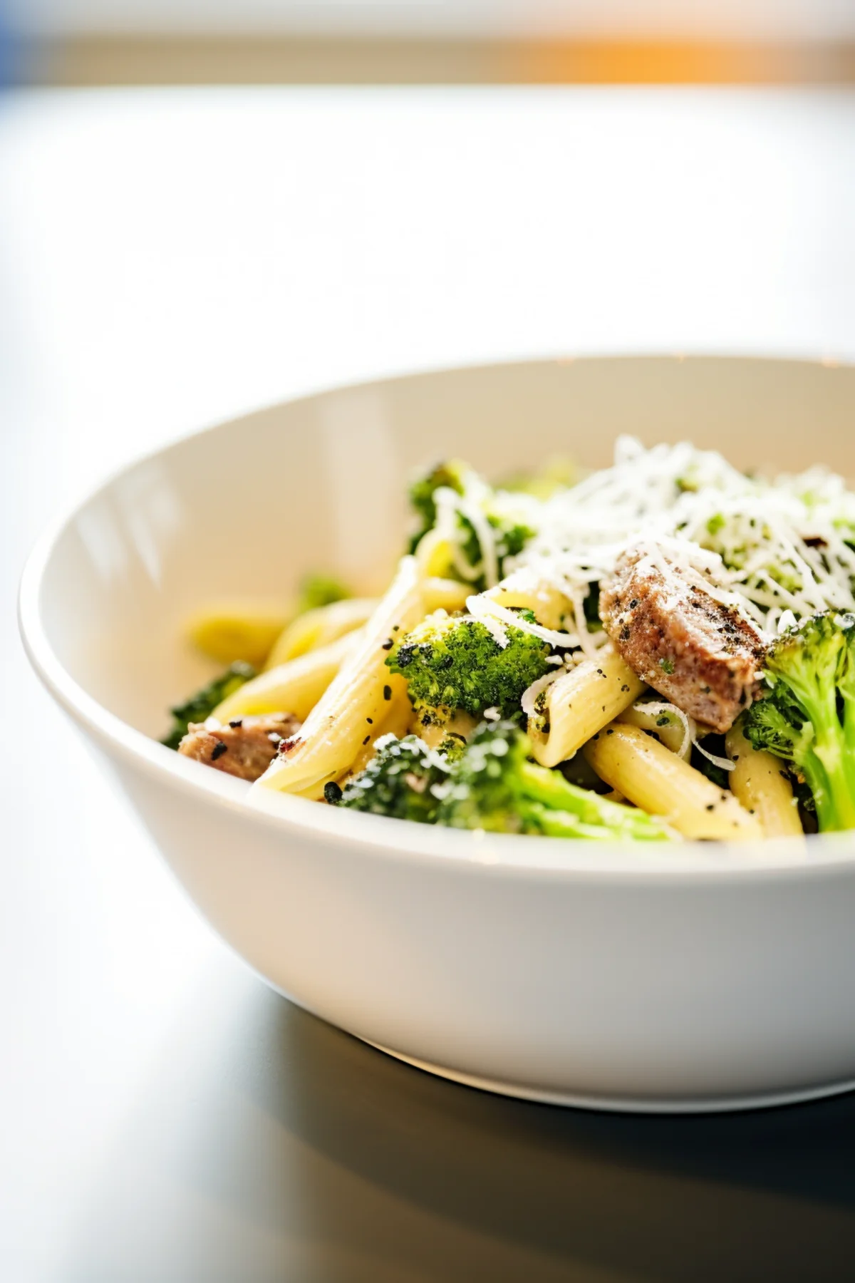 Roman Broccoli and Sausage Penne (Penne alla Romanesca)_001