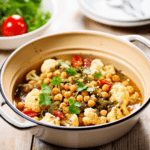 Sicilian Cauliflower and Chickpea Stew with Capers_001