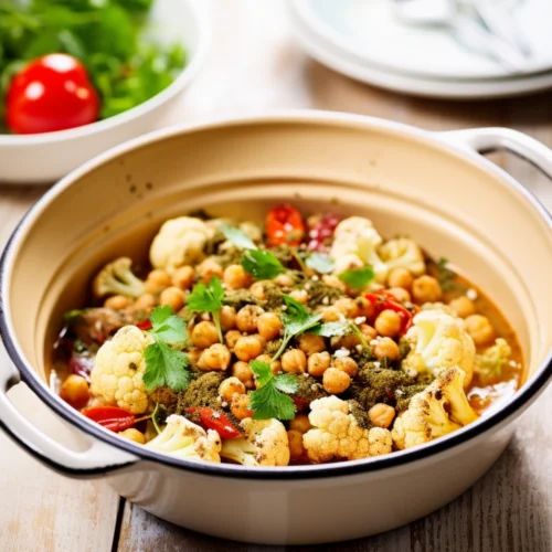 Sicilian Cauliflower and Chickpea Stew with Capers_001