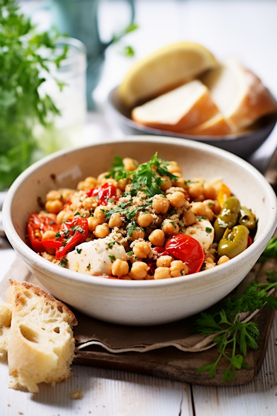 Ingredients for Sicilian Cauliflower and Chickpea Stew with Capers