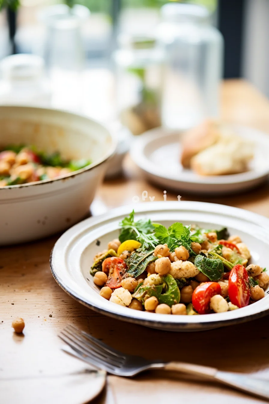 Sicilian Cauliflower and Chickpea Stew with Capers