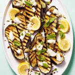 Sicilian Grilled Eggplant with Fresh Basil and Balsamic Glaze_001