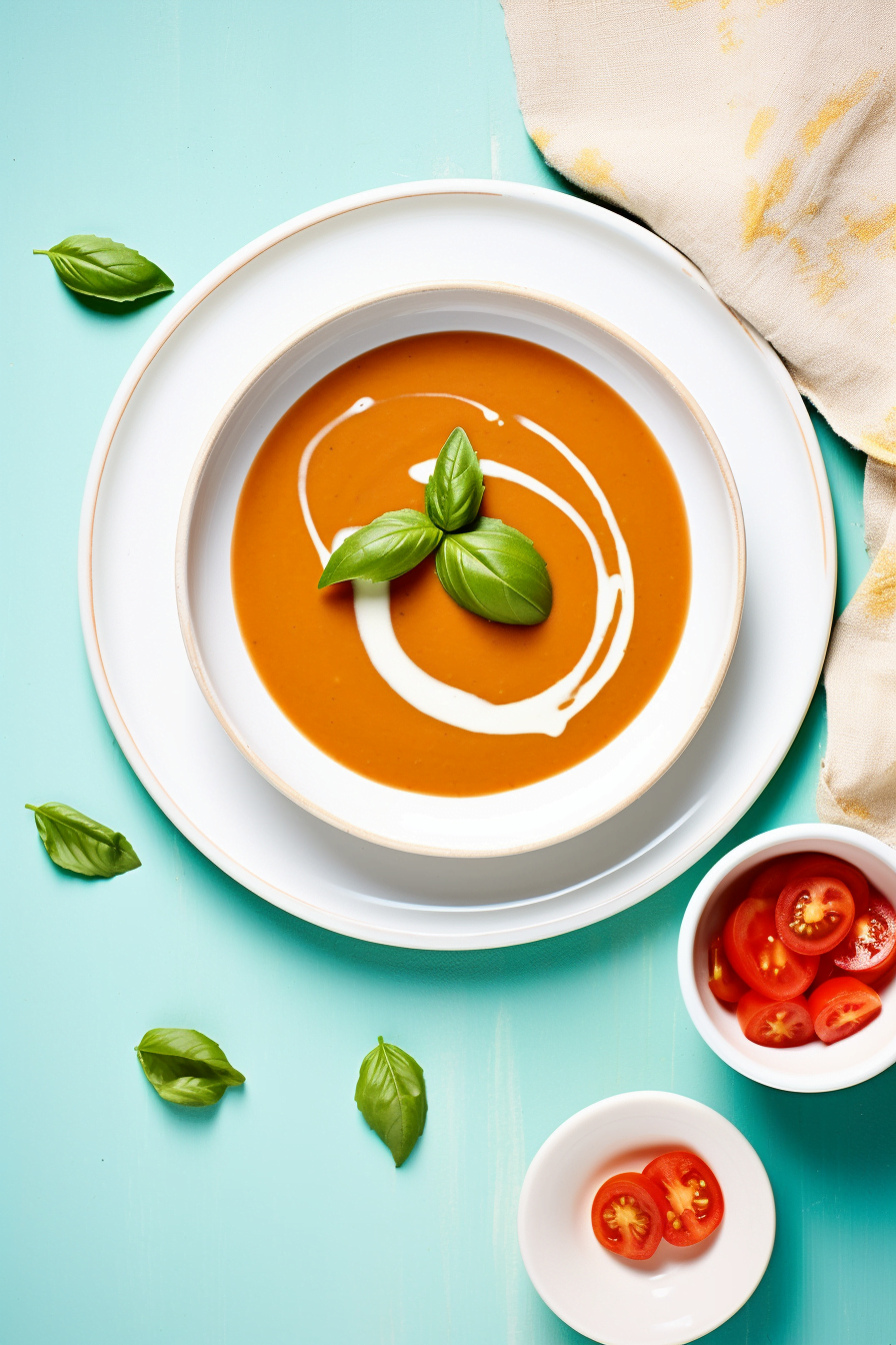 Preparation of Tomato Basil Bisque