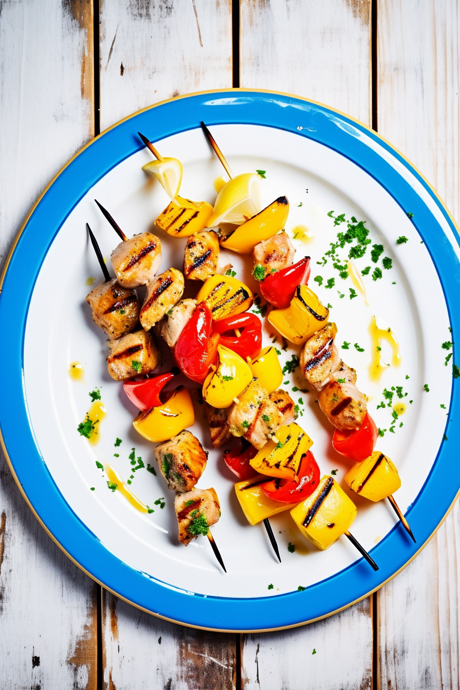 Grilled Andalusian Chicken Skewers