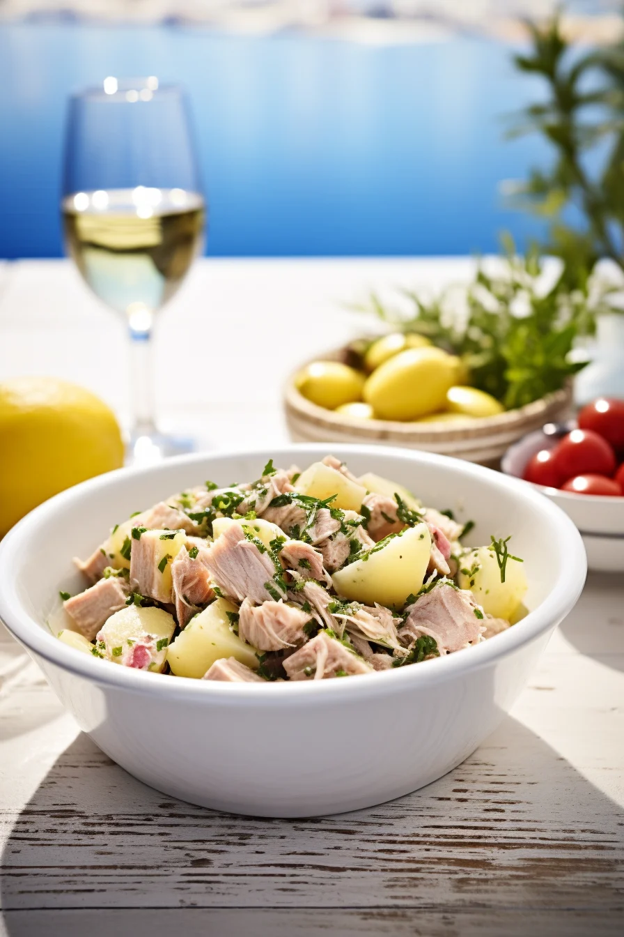 Assembled Andalusian Tuna and Potato Salad