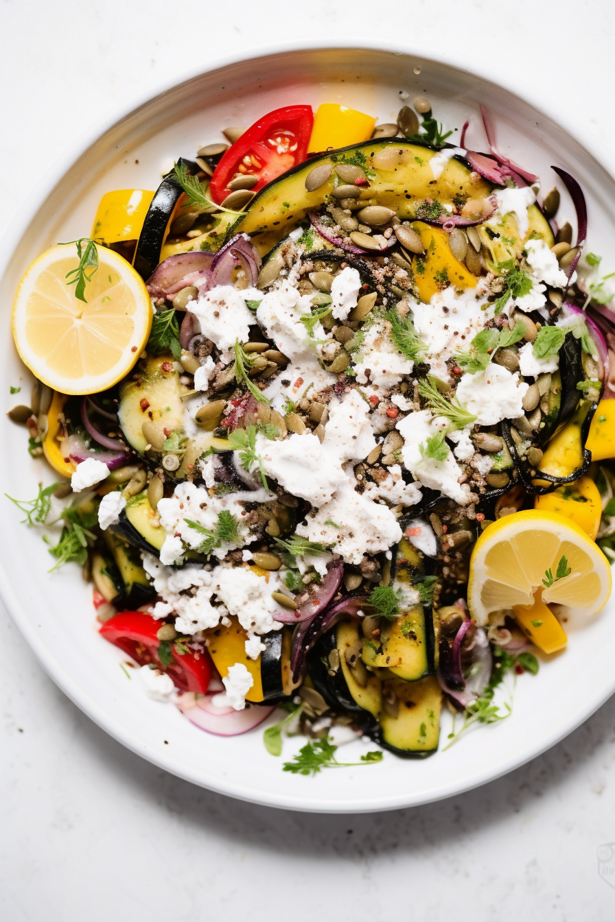 Black Sea Buckwheat Salad Preparation