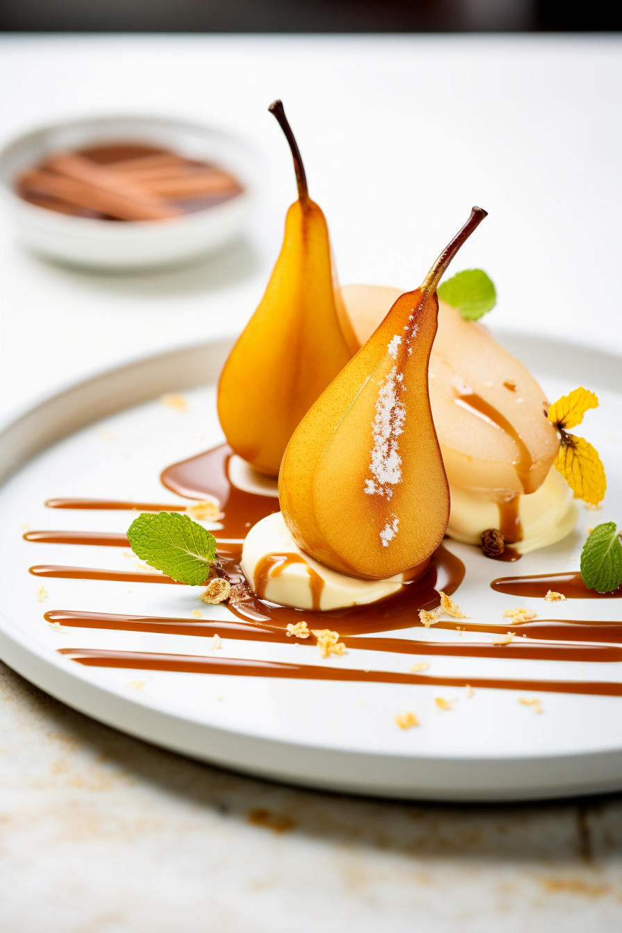 Bursa-Style Poached Pears