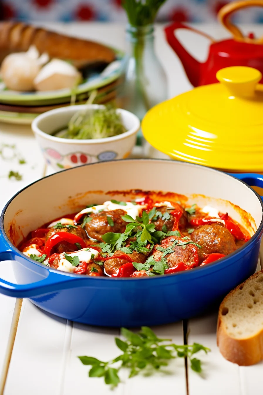 Cajun Spiced Shakshuka with Andouille Sausage Cooking