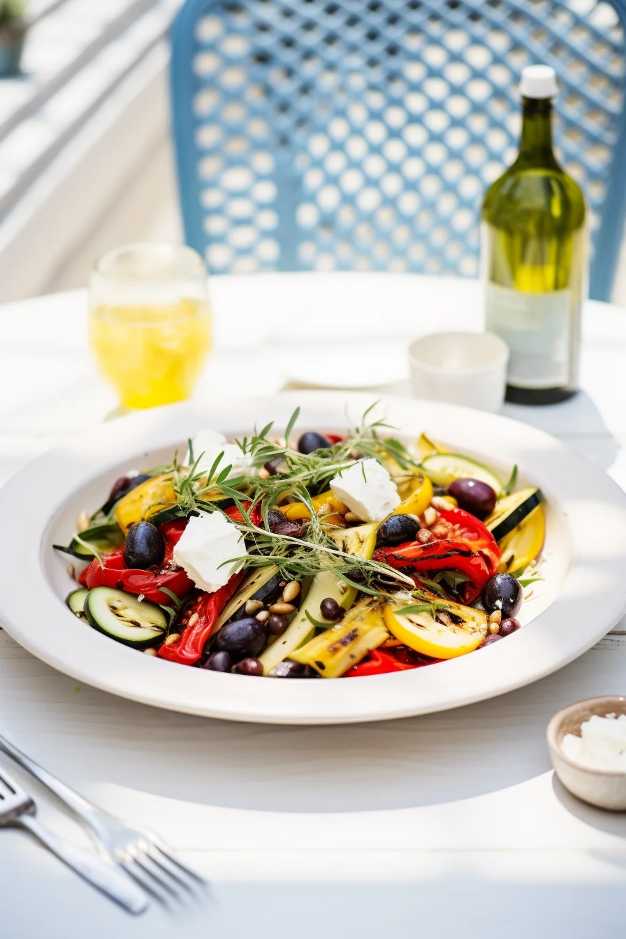 Croatian Summer Salad Ready to Serve