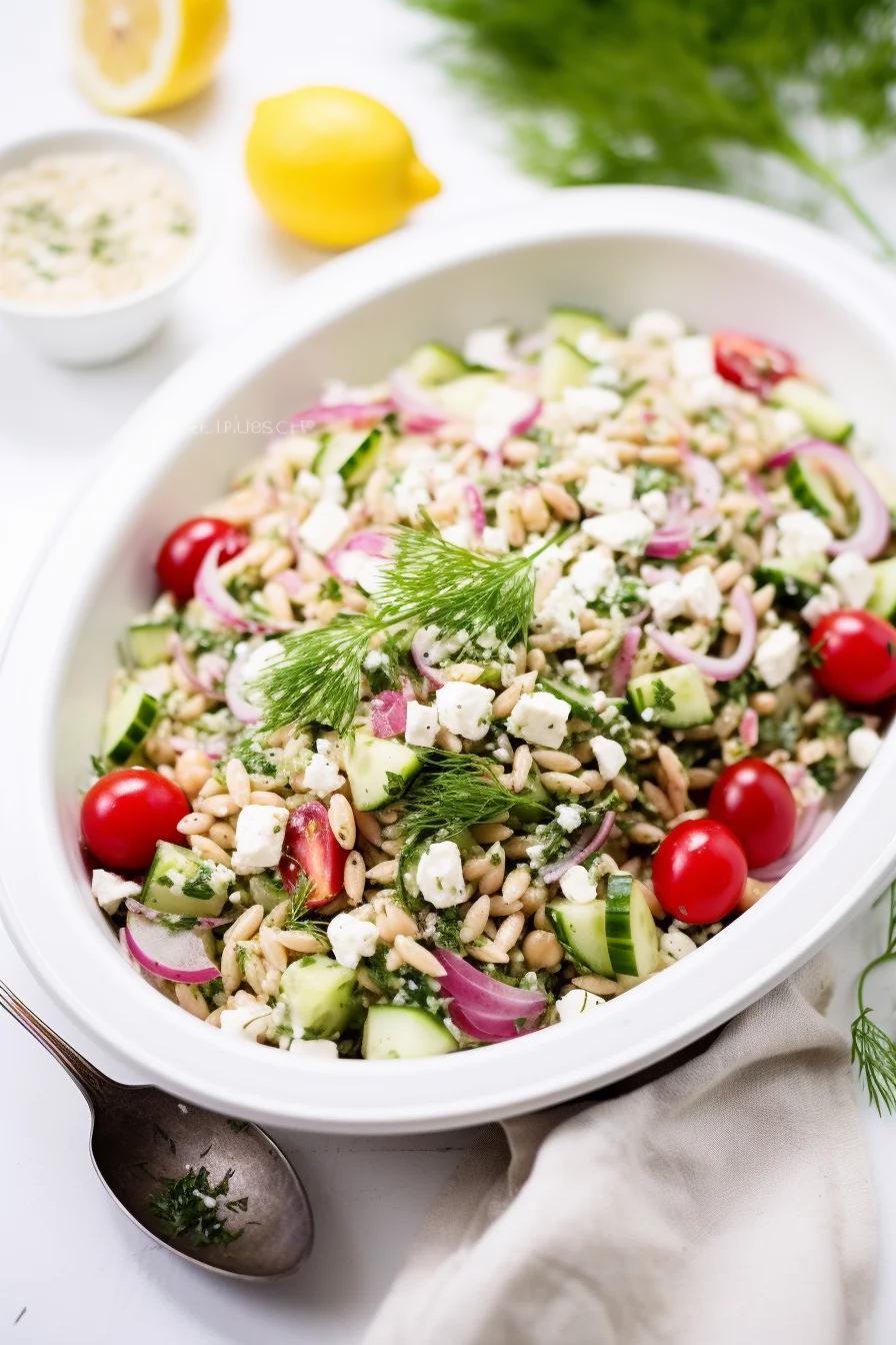 Egyptian Barley and Herb Salad Ready to Serve