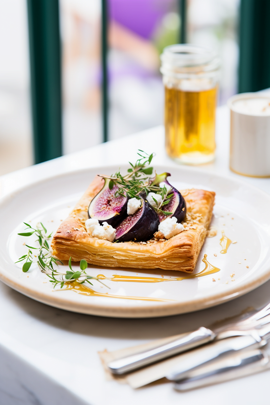 Baked Fig and Goat Cheese Tart