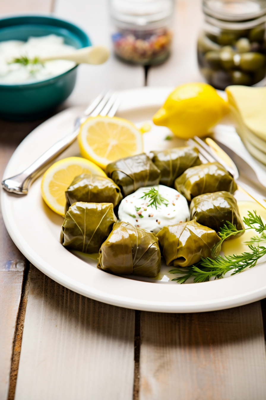 Greek Dolmades Ready to Serve