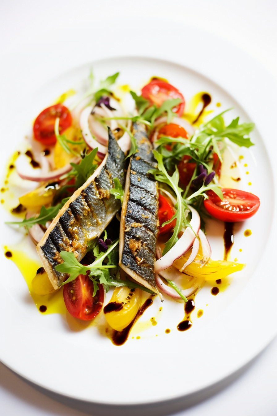 Grilled Mackerel Ready to Serve