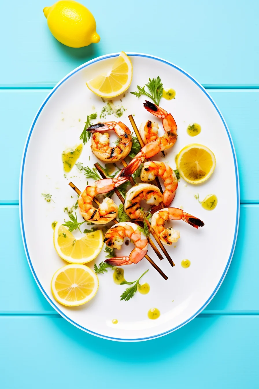 Grilled Shrimp on Skewers