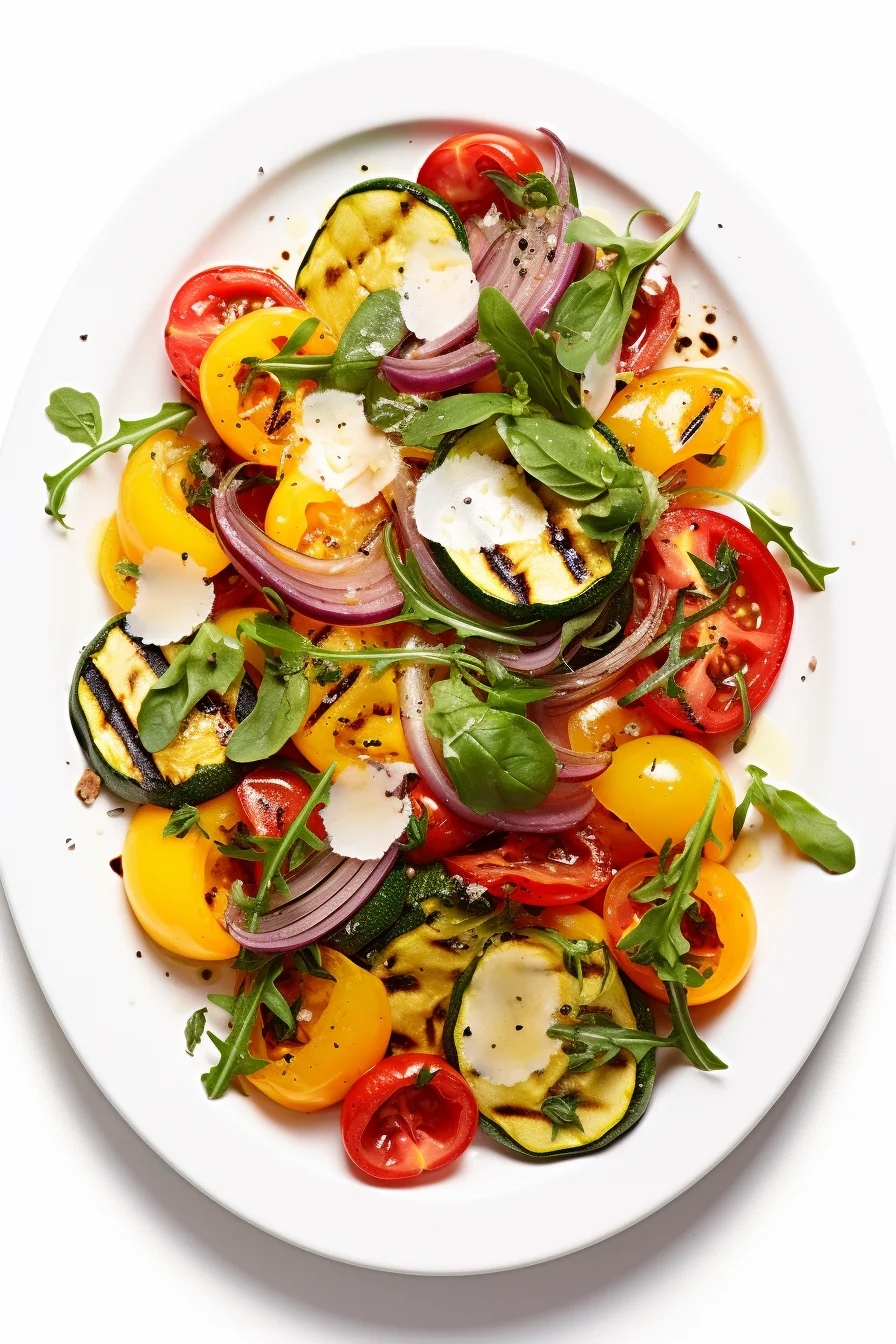 Grilled Vegetables Ready to Serve