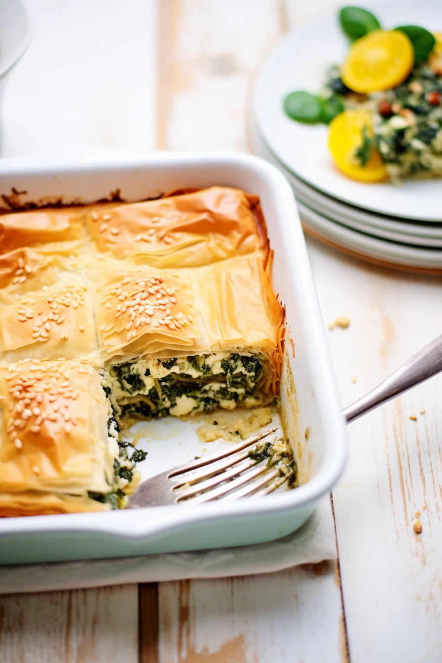 Baked Ispanaklı Börek