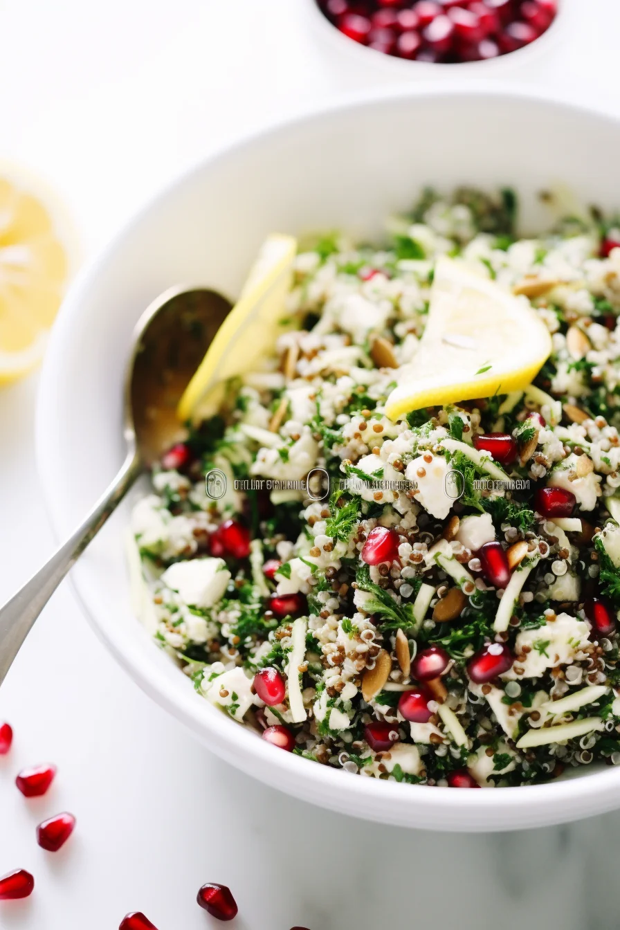 Lebanese Tabouleh with Quinoa and Pomegranate