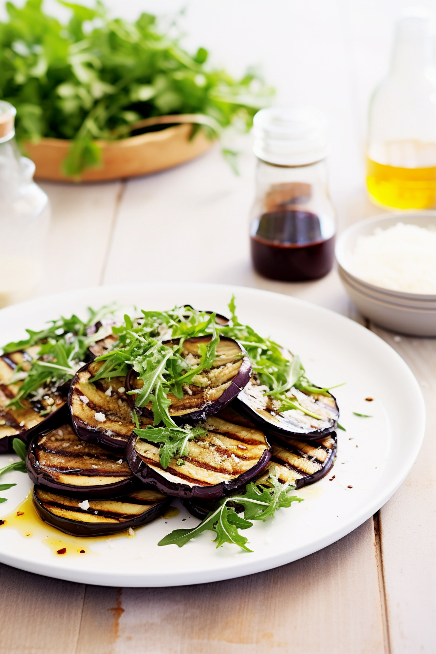 Roasted Eggplant Ready to Serve