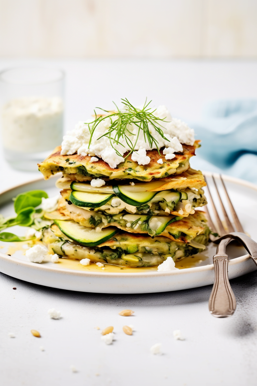 Cooked Mediterranean Zucchini and Herb Pancakes (Kabak Mücveri)