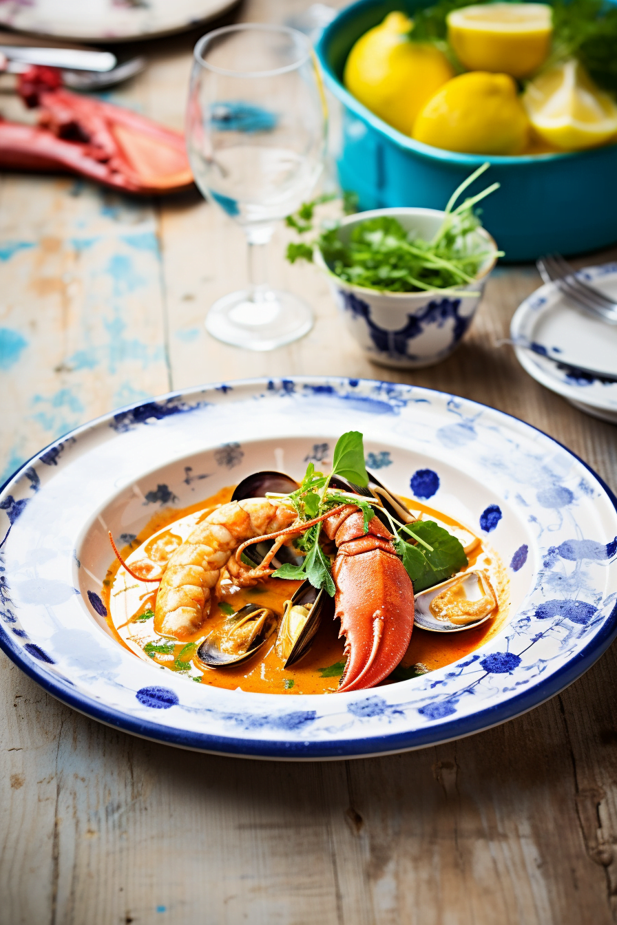 Menorcan Lobster Stew Caldereta de Langosta Preparation