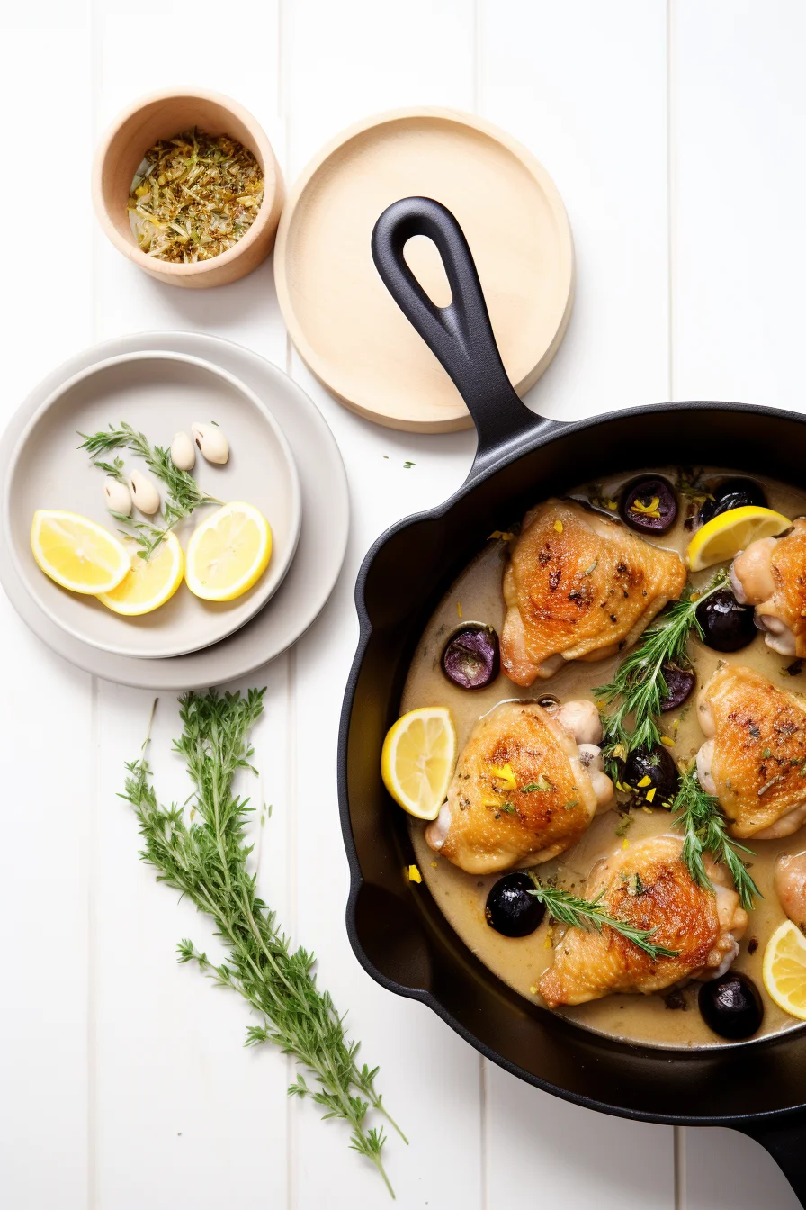 Provencal Chicken Cooking