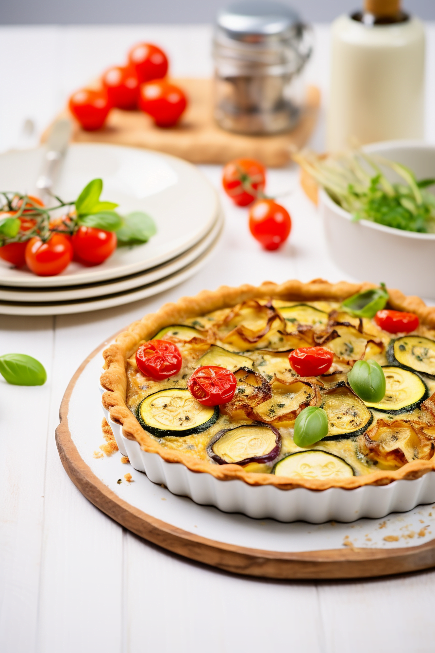 Baked Provencal Vegetable Quiche