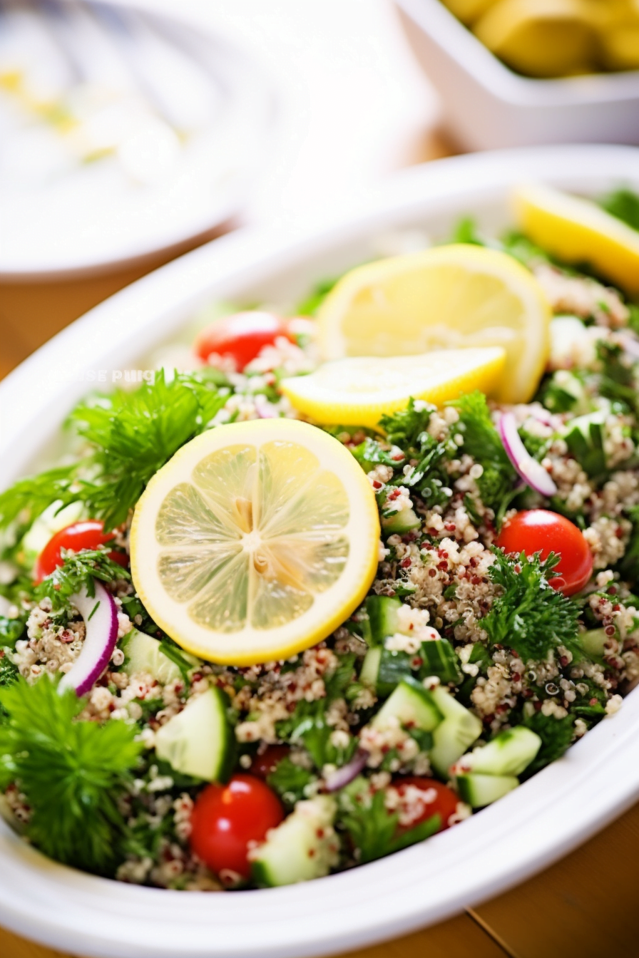 Quinoa Tabbouleh Ready to Serve