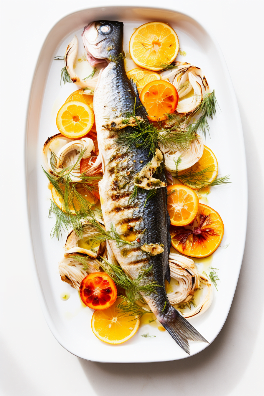 Roasted Branzino with Fennel and Sicilian Citrus Ready to Serve