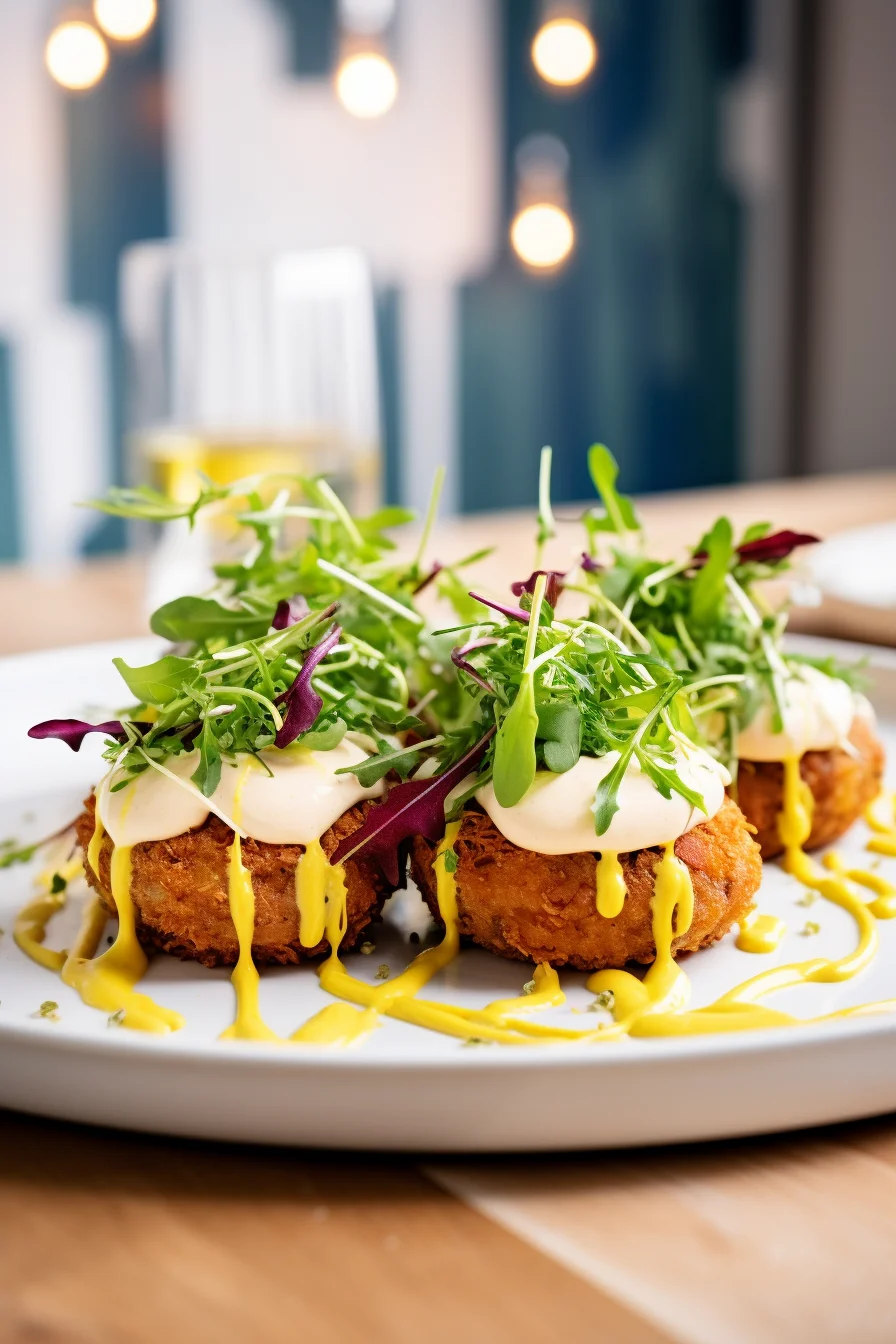 Frying Saffron Risotto Cakes